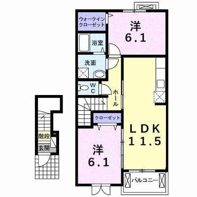 Ａｕｔｈｏｒｉｔｙ　Ｋ　Ⅸ 203【管理NO：1-016893701-02030】 ★家具家電は申し込み後に搬入します★ ★2026年09月下旬入居可能★の物件画像