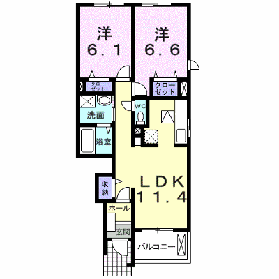 ラゲット　アンブラ 103【管理NO：1-015523702-01030】 ★家具家電は申し込み後に搬入します★の物件画像