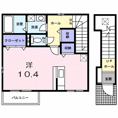 エクセランクール 201【管理NO：1-013076101-02010】 ★家具家電は申し込み後に搬入します★ ★2026年09月中旬入居可能★の物件画像
