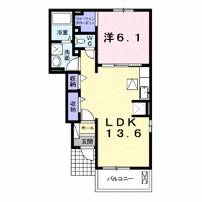 ディオーネ・ジエータ甲賀 105【管理NO：1-018618801-01050】 ★家具家電は申し込み後に搬入します★ ★2026年10月中旬入居可能★の物件画像