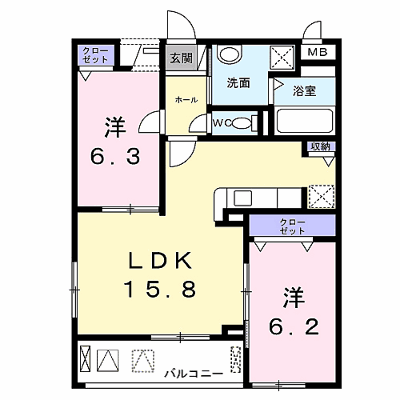フルール　アムール 205【管理NO：1-027888401-02050】 ★家具家電は申し込み後に搬入します★ ★2026年10月中旬入居可能★の物件画像