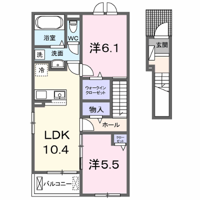 グランシャルム 205【管理NO：1-028754201-02050】 ★家具家電は申し込み後に搬入します★ ★2027年01月下旬入居可能★の物件画像
