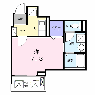 ヒカルサ京都伏見深草 203【管理NO：1-028662401-02030】 ★家具家電は申し込み後に搬入します★ ★2027年03月下旬入居可能★の物件画像