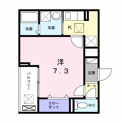 ヒカルサ京都伏見深草 105【管理NO：1-028662401-01050】 ★家具家電は申し込み後に搬入します★ ★2027年03月下旬入居可能★の物件画像