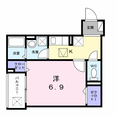 ヒカルサ京都伏見深草 104【管理NO：1-028662401-01040】 ★家具家電は申し込み後に搬入します★ ★2027年03月下旬入居可能★の物件画像