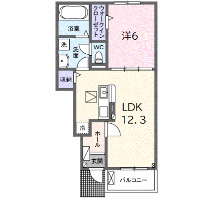 グランデフォルトーネＡ 104【管理NO：1-026802801-01040】 ★家具家電は申し込み後に搬入します★の物件画像