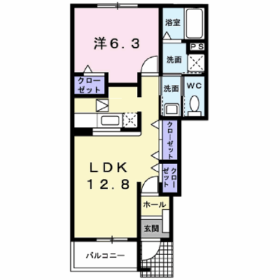 リヨン・たつの　Ｂ 101【管理NO：1-013967102-01010】 ★家具家電は申し込み後に搬入します★ ★2026年10月中旬入居可能★の物件画像
