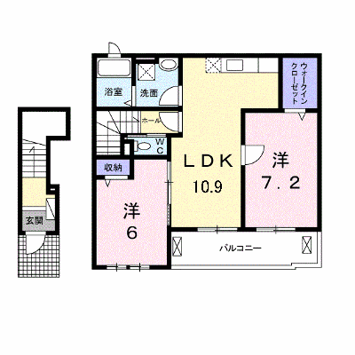 ソレイユ（田町） 203【管理NO：1-020384001-02030】 ★家具家電は申し込み後に搬入します★ ★2026年11月中旬入居可能★の物件画像