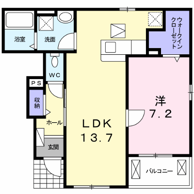 フィオーレ 103【管理NO：1-022631501-01030】 ★家具家電は申し込み後に搬入します★ ★2026年10月中旬入居可能★の物件画像