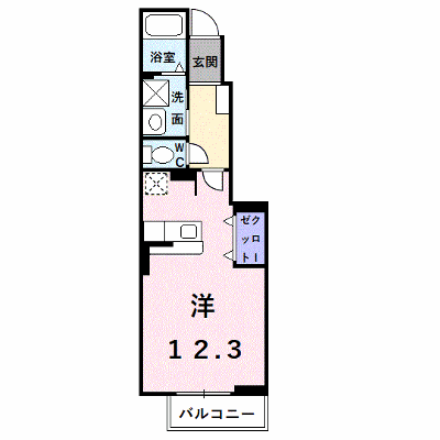 グリーンアンジュⅡ 106【管理NO：1-015107002-01050】 ★家具家電は申し込み後に搬入します★ ★2026年09月中旬入居可能★の物件画像