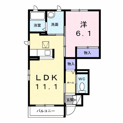 シャーメゾンＮ 101【管理NO：1-099369401-01010】 ★家具家電は申し込み後に搬入します★ ★2026年10月中旬入居可能★の物件画像