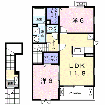 ルーナ　ルーチェ　Ⅰ 205【管理NO：1-014173401-02040】 ★家具家電は申し込み後に搬入します★ ★2026年10月中旬入居可能★の物件画像