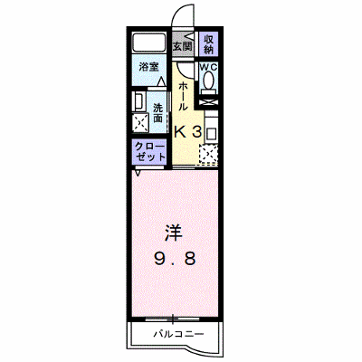 エスプリーク・コヤ 307【管理NO：1-012992001-03060】 ★家具家電は申し込み後に搬入します★ ★2026年10月上旬入居可能★の物件画像