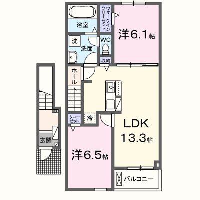 ケーズコート中迫２ 203【管理NO：1-027451802-02030】 ★家具家電は申し込み後に搬入します★ ★2026年10月中旬入居可能★の物件画像