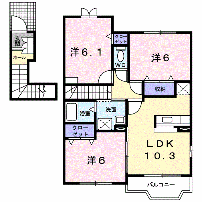 コーポ　朋友 201【管理NO：1-013827001-02010】 ★家具家電は申し込み後に搬入します★ ★2026年10月中旬入居可能★の物件画像