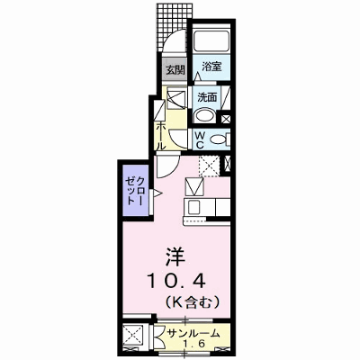ロンシャン 102【管理NO：1-026328401-01020】 ★家具家電は申し込み後に搬入します★ ★2026年10月中旬入居可能★の物件画像