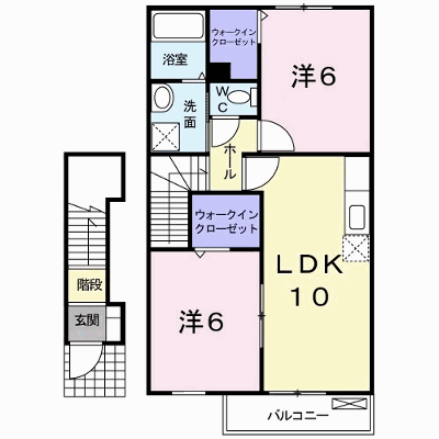 プランタン 203【管理NO：1-014650201-02030】 ★家具家電は申し込み後に搬入します★ ★2026年10月中旬入居可能★の物件画像