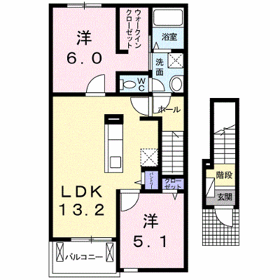 メゾン東洋　Ａ 203【管理NO：1-019579101-02030】 ★家具家電は申し込み後に搬入します★ ★2026年10月中旬入居可能★の物件画像