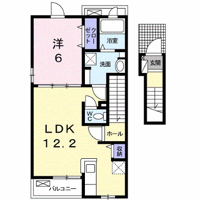 カレントレジデンス　Ａ 202【管理NO：1-023934501-02020】 ★家具家電は申し込み後に搬入します★ ★2026年10月中旬入居可能★の物件画像