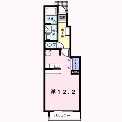 カーサ・ジョイエ 106【管理NO：1-013684501-01050】 ★家具家電は申し込み後に搬入します★ ★2026年10月中旬入居可能★の物件画像