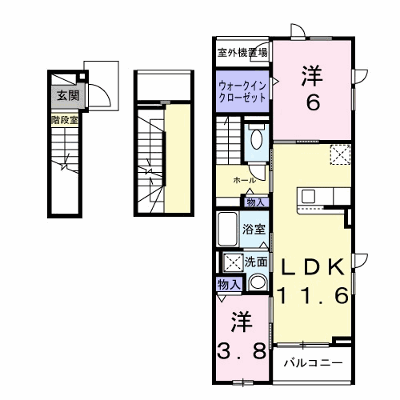 クレストールⅣ　Ｂ 301【管理NO：1-028648002-03010】 ★家具家電は申し込み後に搬入します★ ★2027年02月上旬入居可能★の物件画像