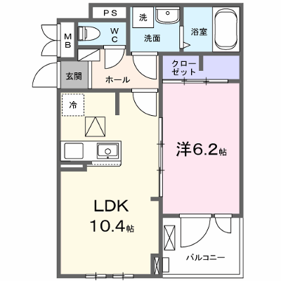 南松永町２丁目アパート 104【管理NO：1-028921401-01040】 ★家具家電は申し込み後に搬入します★ ★2027年03月下旬入居可能★の物件画像