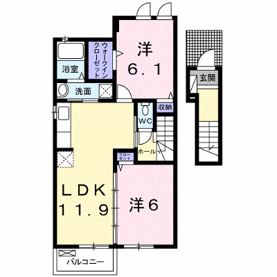 フリーデ 203【管理NO：1-021571901-02030】 ★家具家電は申し込み後に搬入します★ ★2026年10月中旬入居可能★の物件画像