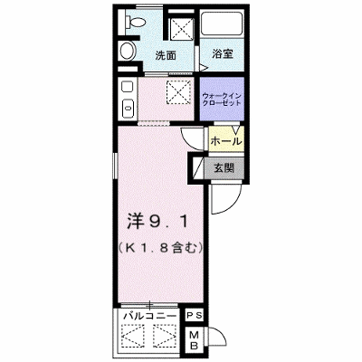 エン 201【管理NO：1-020231201-02010】 ★家具家電は申し込み後に搬入します★ ★2026年10月中旬入居可能★の物件画像