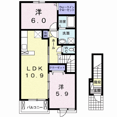 ワイズ・コートⅠ 202【管理NO：1-023689301-02020】 ★家具家電は申し込み後に搬入します★ ★2026年10月中旬入居可能★の物件画像