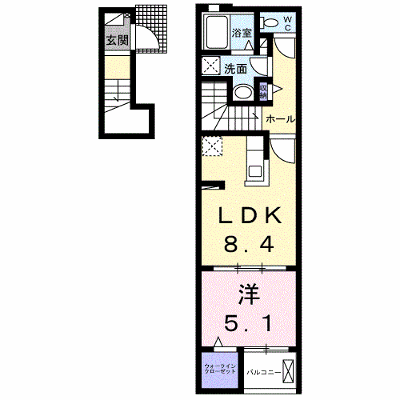 アクアプラ浅江６　Ⅱ 204【管理NO：1-027336602-02040】 ★家具家電は申し込み後に搬入します★の物件画像