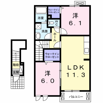 フェルト　プラース　Ｂ 202【管理NO：1-017222802-02020】 ★家具家電は申し込み後に搬入します★ ★2026年10月中旬入居可能★の物件画像