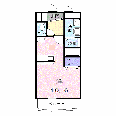シャン・ド・フレーズⅡ 107【管理NO：1-011422501-01070】 ★家具家電は申し込み後に搬入します★ ★2026年10月上旬入居可能★の物件画像