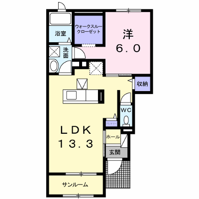 ブロッサムⅠ 102【管理NO：1-020283101-01020】 ★家具家電は申し込み後に搬入します★ ★2026年10月中旬入居可能★の物件画像