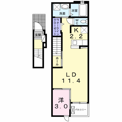 ベルアルモニー 202【管理NO：1-026393001-02020】 ★家具家電は申し込み後に搬入します★ ★2026年10月中旬入居可能★の物件画像