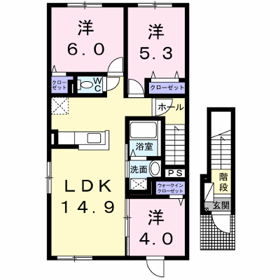 サイド　Ⅴ 201【管理NO：1-023511601-02010】 ★家具家電は申し込み後に搬入します★ ★2026年11月中旬入居可能★の物件画像