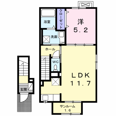 オーロモンテ．チンクエ 202【管理NO：1-023574301-02020】 ★家具家電は申し込み後に搬入します★の物件画像