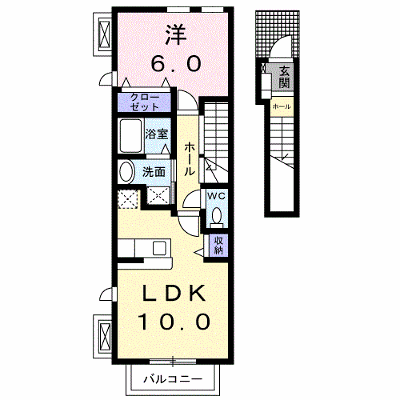 ヴィラ・プリムローズ 202【管理NO：1-012333201-02020】 ★家具家電は申し込み後に搬入します★ ★2026年10月下旬入居可能★の物件画像