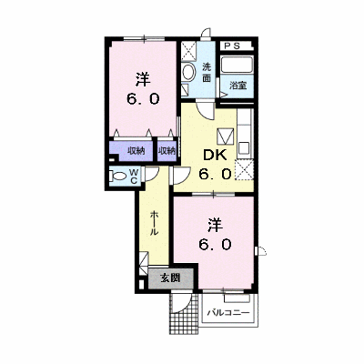 パレスマルエイ　Ｂ棟 102【管理NO：1-010336001-01020】 ★家具家電は申し込み後に搬入します★ ★2026年10月中旬入居可能★の物件画像