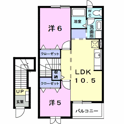 メゾン田園サーティⅡ 202【管理NO：1-009693202-02020】 ★家具家電は申し込み後に搬入します★の物件画像