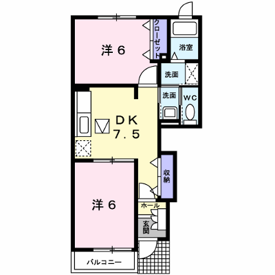 アンジェロ 102【管理NO：1-013400801-01020】 ★家具家電は申し込み後に搬入します★ ★2026年10月中旬入居可能★の物件画像