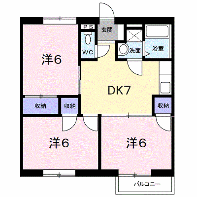 サンライズパーク 104【管理NO：1-005221701-01040】 ★家具家電は申し込み後に搬入します★ ★2026年09月下旬入居可能★の物件画像