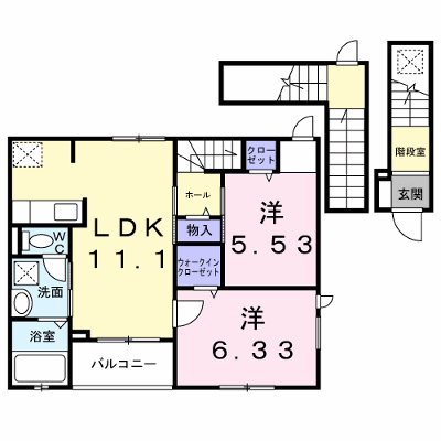 Ａｍｒｉｔａ　Ⅳ 302【管理NO：1-028033301-03020】 ★家具家電は申し込み後に搬入します★ ★2026年10月中旬入居可能★の物件画像