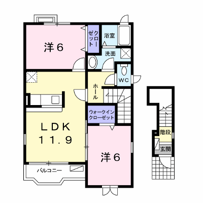 プティ　トゥルス 201【管理NO：1-016251701-02010】 ★家具家電は申し込み後に搬入します★ ★2026年09月下旬入居可能★の物件画像