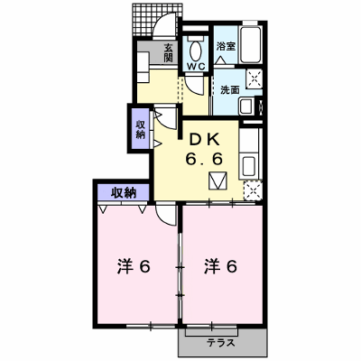 クリサンセマムⅣ 102【管理NO：1-012625801-01020】 ★家具家電は申し込み後に搬入します★ ★2026年10月中旬入居可能★の物件画像