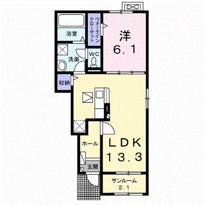 ホップⅤ　Ｂ 103【管理NO：1-027836802-01030】 ★家具家電は申し込み後に搬入します★ ★2026年10月下旬入居可能★の物件画像