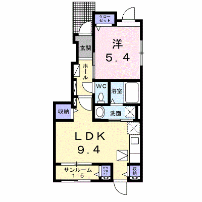 アネックス・剱岳 101【管理NO：1-026629901-01010】 ★家具家電は申し込み後に搬入します★ ★2026年10月下旬入居可能★の物件画像