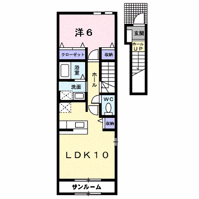 サン・ビレッジ・西方　Ⅰ 201【管理NO：1-015986901-02010】 ★家具家電は申し込み後に搬入します★ ★2026年10月中旬入居可能★の物件画像