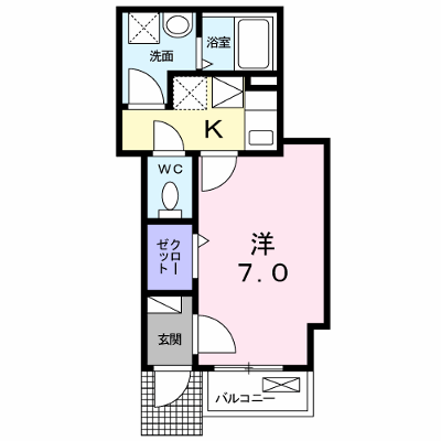 シャルマンⅠ 102【管理NO：1-024598701-01020】 ★家具家電は申し込み後に搬入します★ ★2026年10月下旬入居可能★の物件画像
