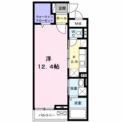 ミ・カーサ 107【管理NO：1-018516101-01070】 ★家具家電は申し込み後に搬入します★ ★2026年10月中旬入居可能★の物件画像