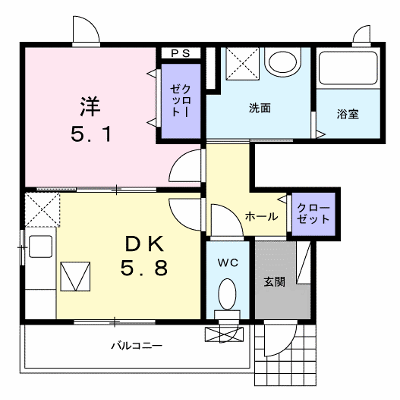 ラッフィナートＨＲ 101【管理NO：1-020020901-01010】 ★家具家電は申し込み後に搬入します★ ★2026年10月中旬入居可能★の物件画像